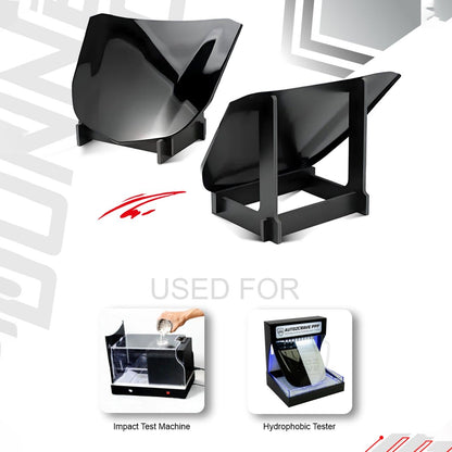 Mini Car Bonnet – Black Metal Hood Model for Coating & PPF Demo (40×32cm)