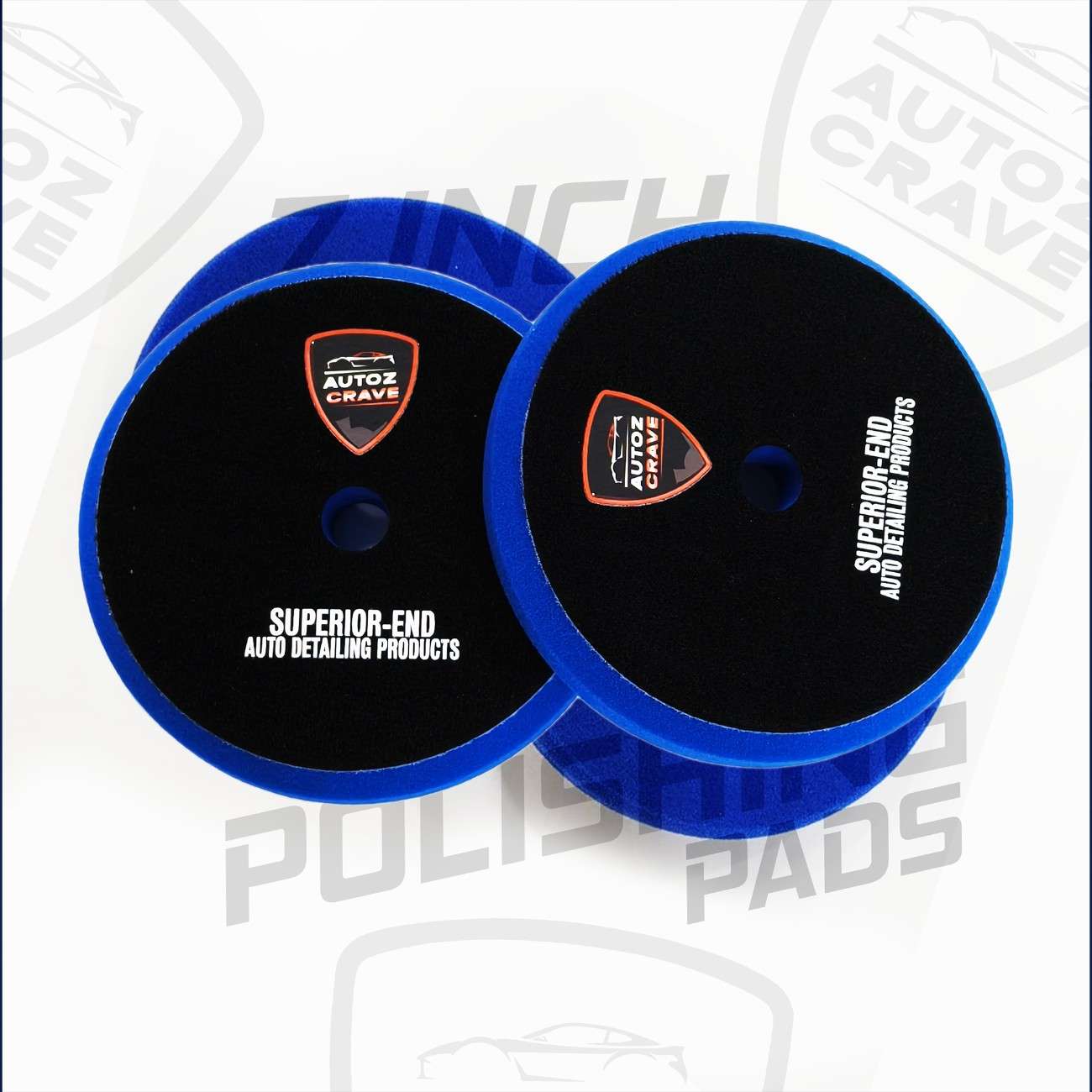 Autozcrave Medium Cutting form pad for car detailing (26mm Thinkness) for DA Polisher