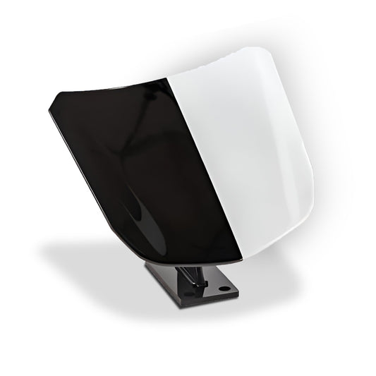 Black & White Car Bonnet Model – Dual-Color Metal Hood for Training & Display