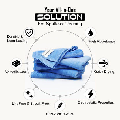 Strongdry Microfiber Cloth Weft Knitted 425GSM (40x40cm)