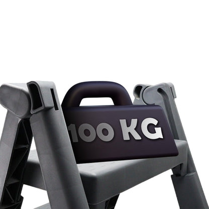 3 Step Ladder Foldable | Non-Slip Design | 100+ Kg Load Capacity