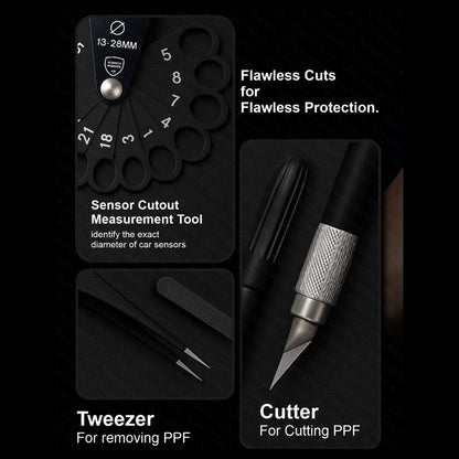 Autozcrave Sensor Cutting Tool Precision Trimmer for Professional Detailing