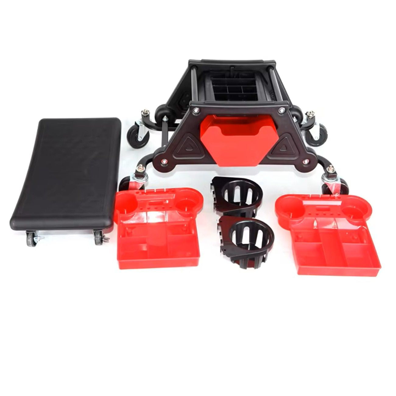 Detailing Stool 4th Generation Dual Trays | Storage Drawer | Detachable Seat