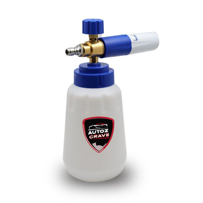Autozcrave Snow Foam Lance 1L Bottle | Adjustable Spray Nozzle | Foam Cannon for Car Wash