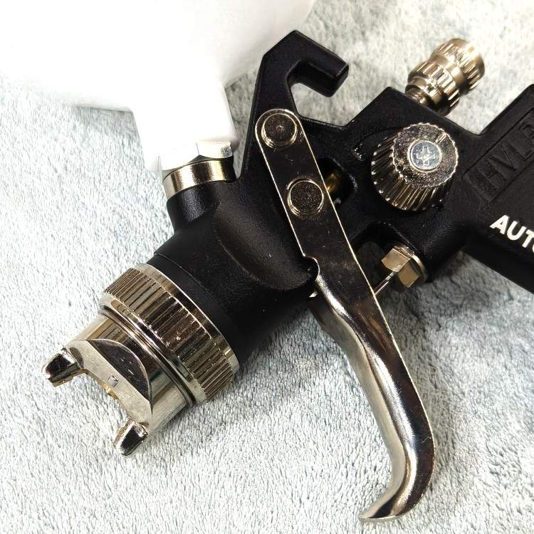 Autozcrave Paint Spray Gun 827 A1 HVLP with 600cc Cup & Brass Air Cap