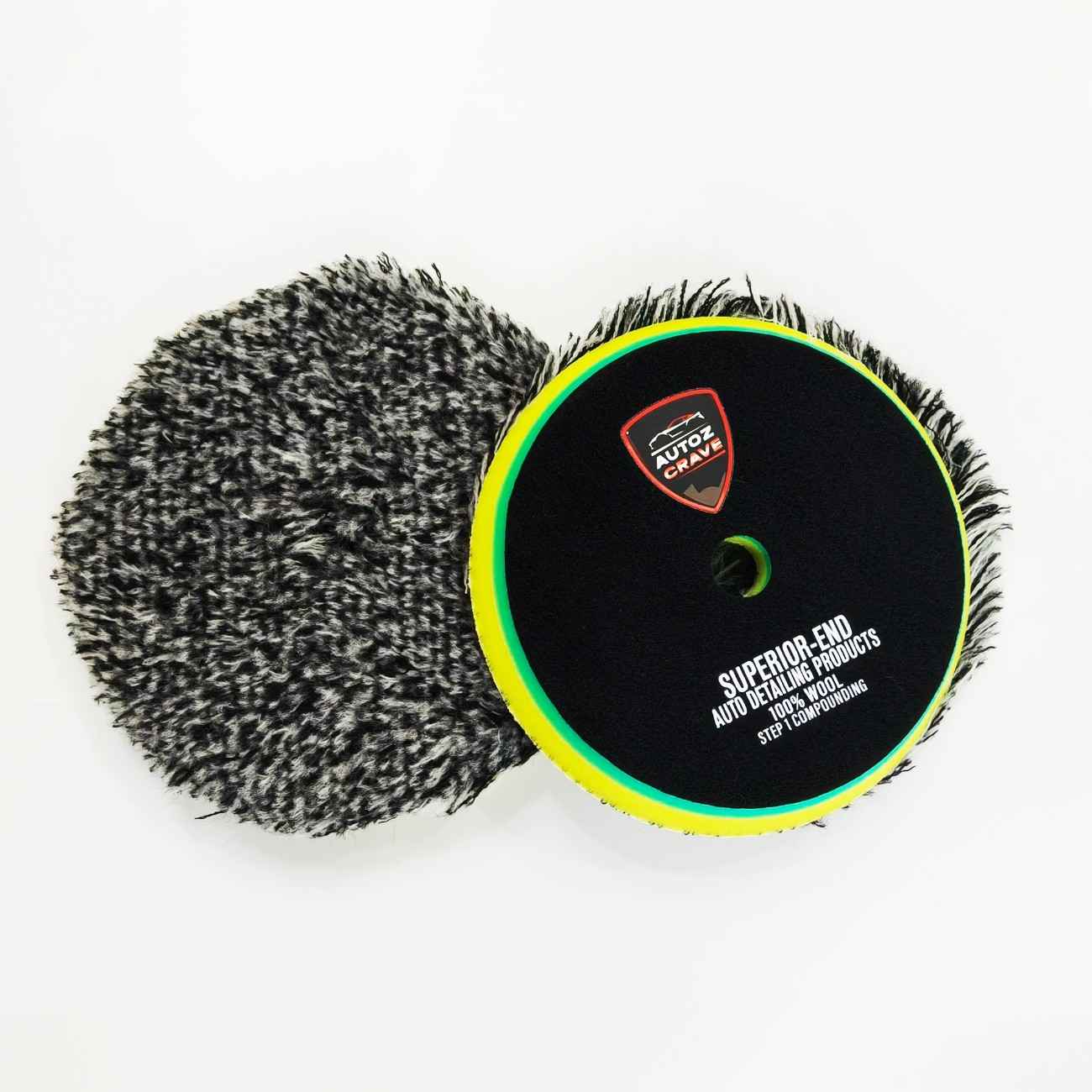 Autozcrave Long nap Wool Pad For DA Polisher ( Dual Form Tech )