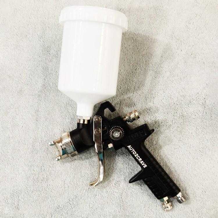 Autozcrave Paint Spray Gun 827 A1 HVLP with 600cc Cup & Brass Air Cap