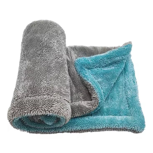 1250 GSM Double Side Twisted Microfiber Cloth | Ultra Absorbent Car Drying Towel