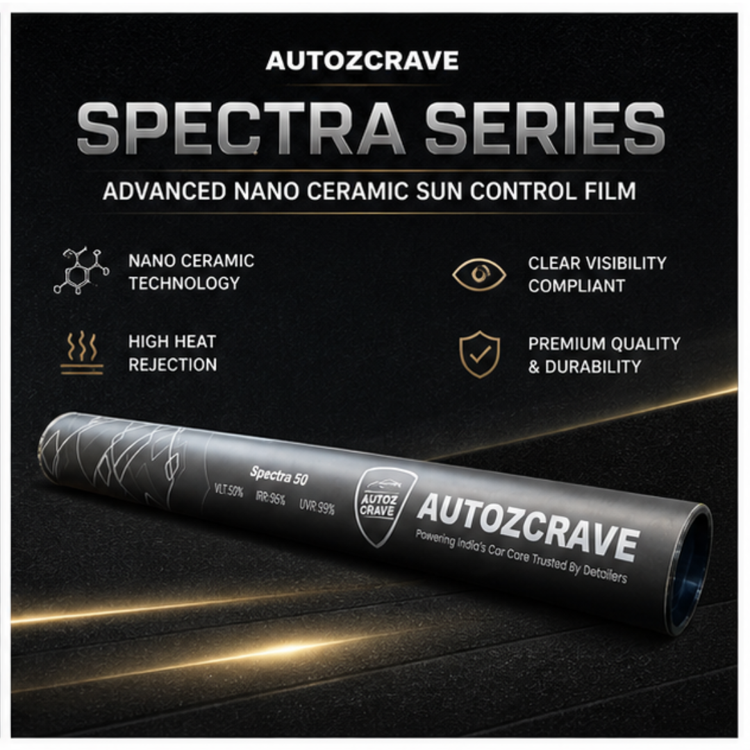 AUTOZCRAVE Spectra Series - Sun Control Film for Car | Best Window Film for Heat Rejection | UV Protection Film for Car Windows