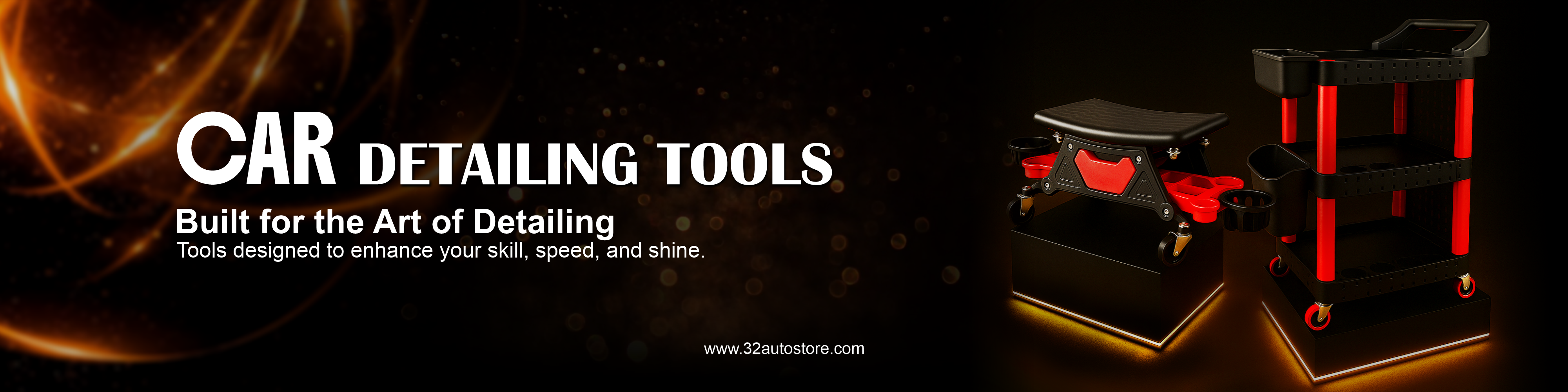 Car Detailing Tools Banner
