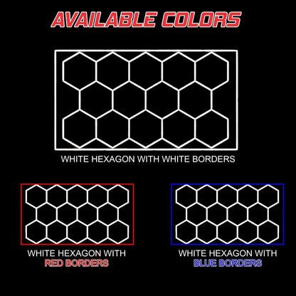 Autozcrave Car detailing Studio Light || Hexagon Pattern Light  for Car Detailing Studios (16x7.5 ft) |Anti-flicker for Shoots