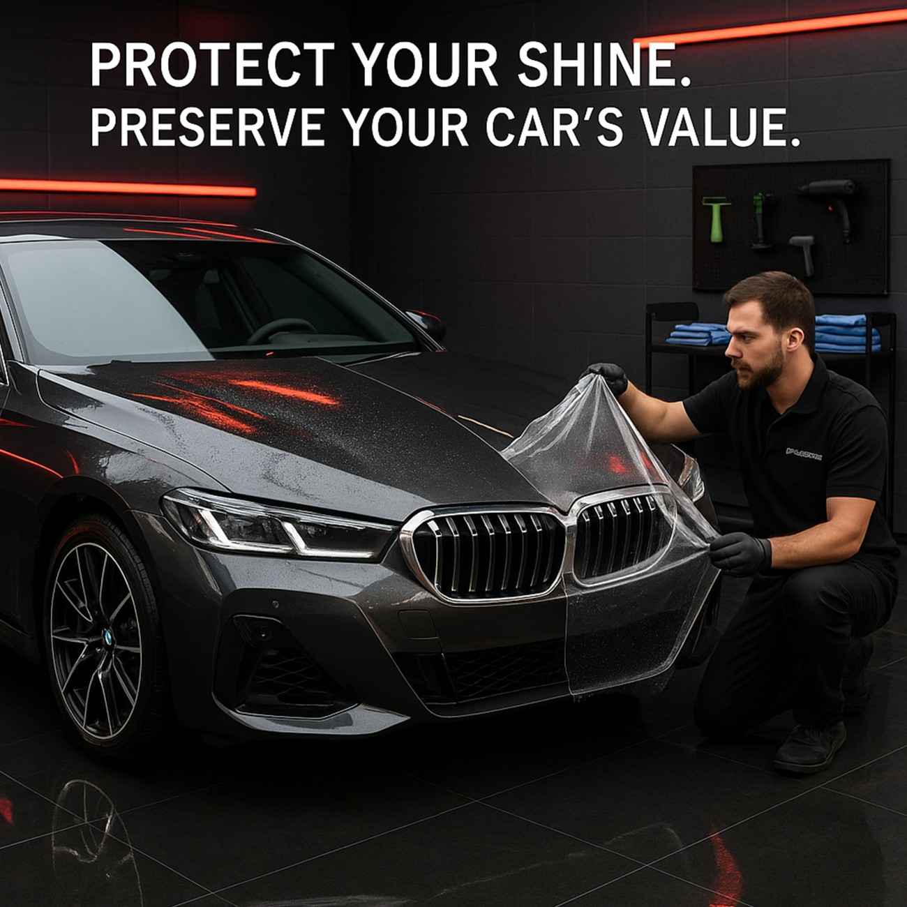 Autozcrave Paint Protection Film 220 Micron | Heat Self-Healing | 7-Year Warranty