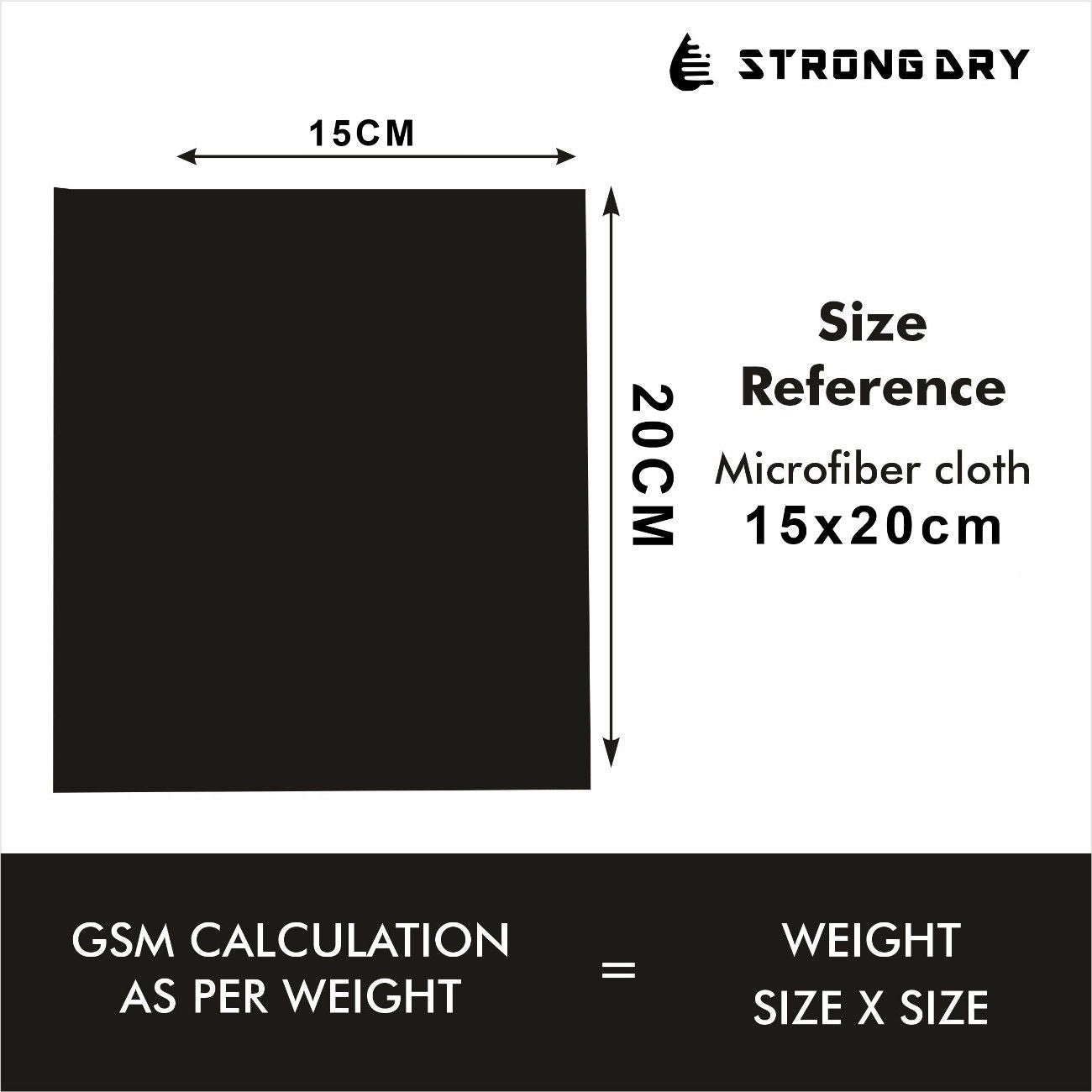 Strongdry Microfiber Clay Mitt (20x15cm)