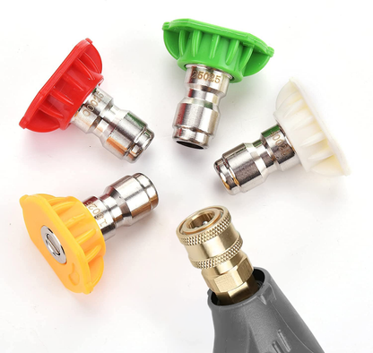 Autozcrave Multi Degree Nozzle for High Pressure Washer Gun ( Pack of 4 )